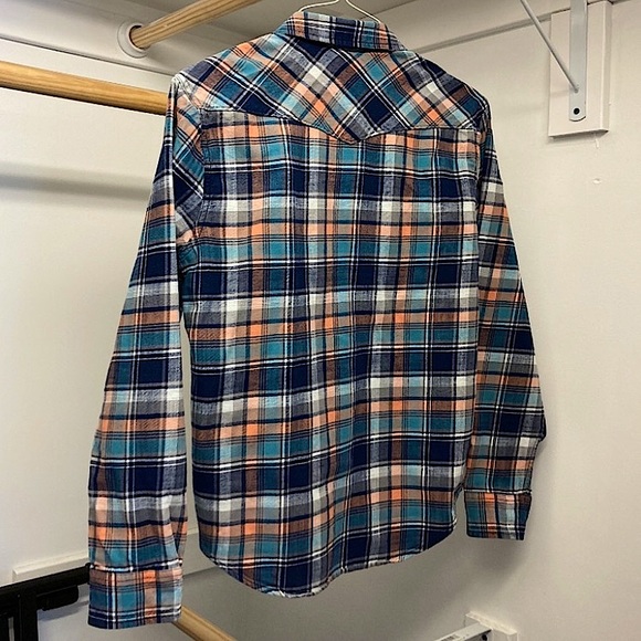 LIKE NEW Lucky Brand Western Flannel - Picture 3 of 7